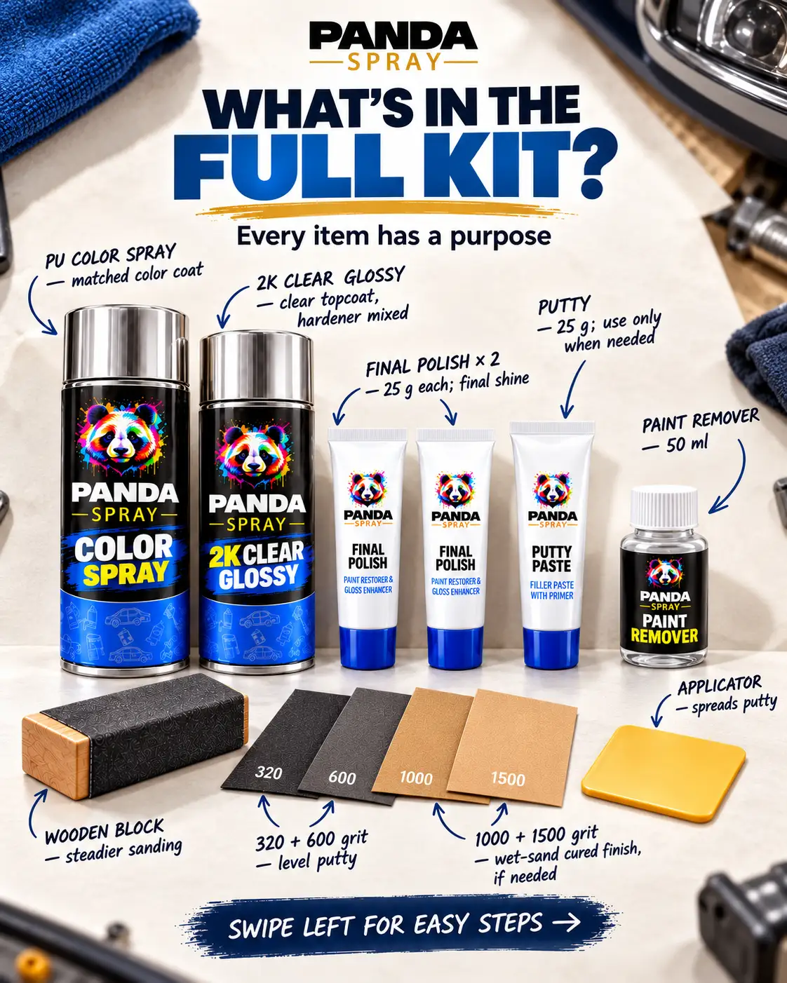 Complete Scratch Repair Kit